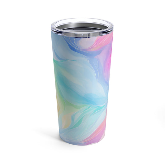 20 oz Tumbler: Watercolor Euphoria - Artistic Insulation for On-the-Go Lifestyles, The Perfect Gift for Art Lovers and Travel Enthusiasts