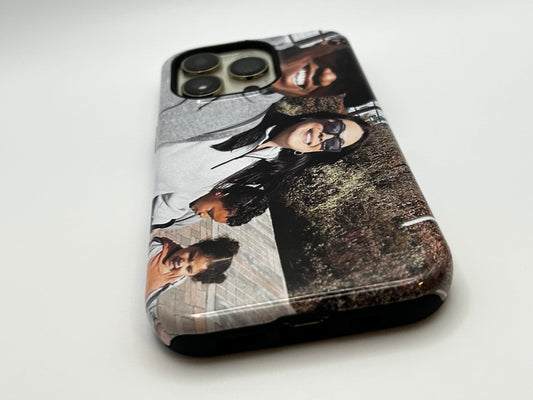 Custom Photo iPhone MagSafe Tough Case - Personalized Full-Wrap Design for iPhone 13-15, Scratch-Resistant, Made in USA